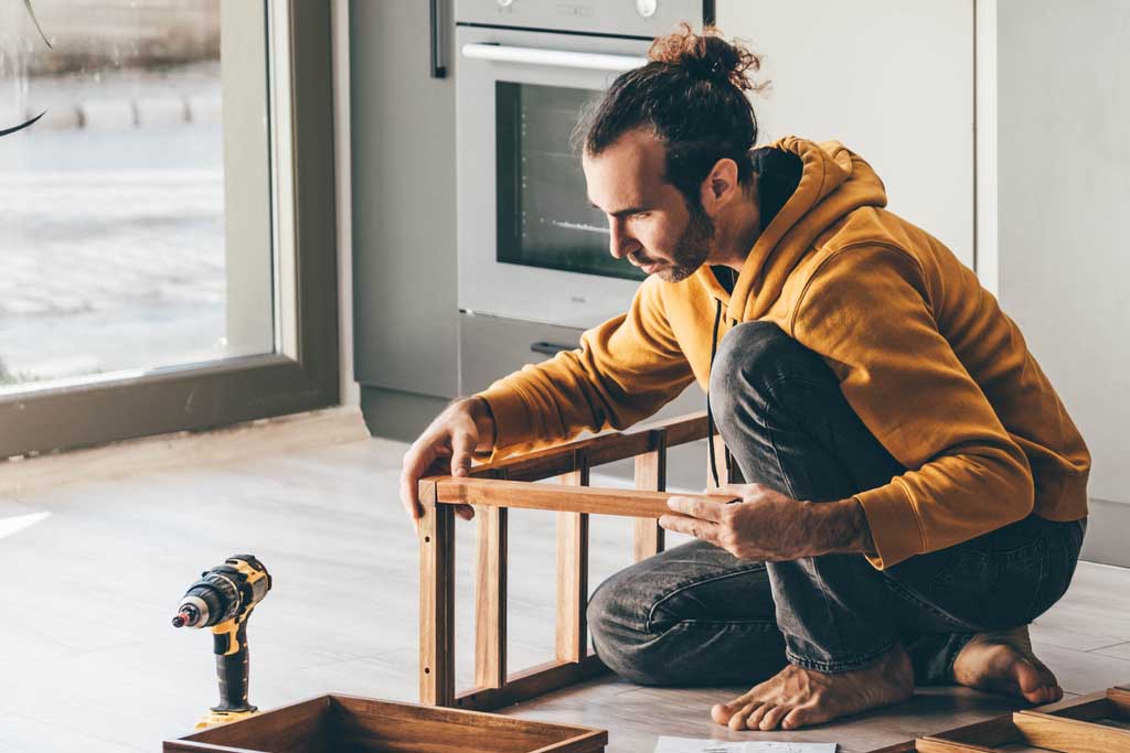 Man doing DIY