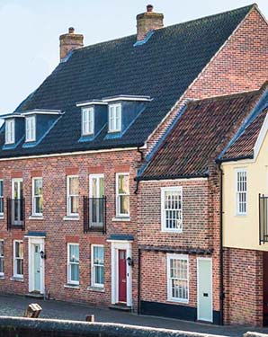 terraced houses