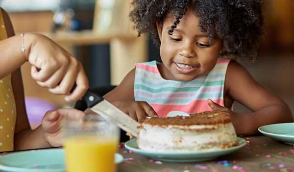 young girl cake